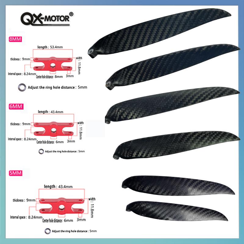 Carbon Fiber Folding Propeller 18x10 19x10 9.5x5,10x6,11x6,11x8,12x6,13x8, Leaf RC Model for RC Airplane Props Fixed Wing Model