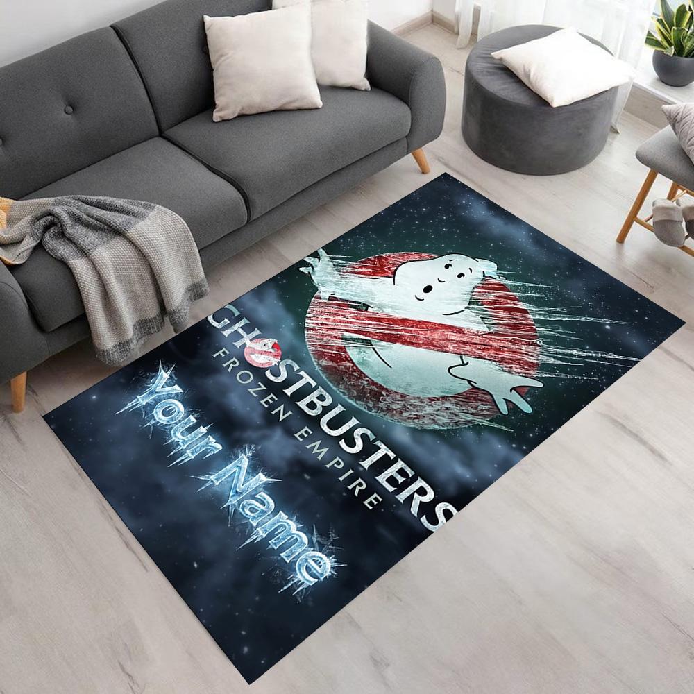 Ghostbusters Personalized Name Floor Mat Suitable for Decorate room Playrooms Kitchen Game Room Anti-slip Rug Decorate Offices