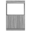 Highboard Gray Sonoma Oak 63 x 33 x 100 cm Particleboard