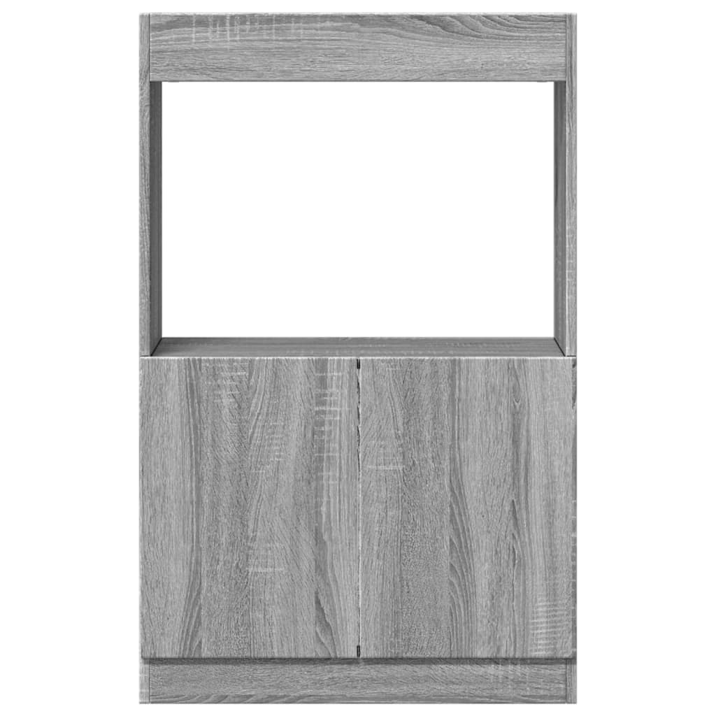 Highboard Gray Sonoma Oak 63 x 33 x 100 cm Particleboard