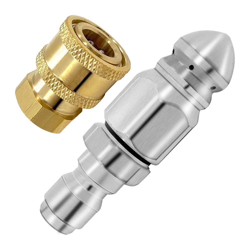 Насадка 5000 фунтов на квадратный дюйм Комплект для прочистки канализации Насадка для гидродинамической прочистки канализации