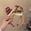 Women's 2024 Christmas Headband with Bow and Hat - Festive Hair Accessory
