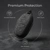 Suede Faux Leather Car Key Case Cover Protective for New Peugeot 206 208 207 3008 308 2008 107 508 607 Accessories