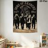 Anarchy Band Wall Tapestry Tapestry Wallmounted Fashion Print Background Wall Hanging Cloth Work Of Art Homestay Soft Decoration Tapestry