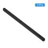 Uxcell Drawer Slide Set of 4 300mm Plastic Drawer Rail for Cabinet Drawer Bedside Table Wardrobe Dresser Side Mount Grooved Guide Rail - (Black)