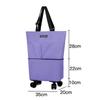 New Large-capacity Universal Wheel Bag Supermarket Shopping Portable Waterproof Handbag Foldable Luggage Trolley Bag Tugboat Bag Storage Bag