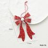 New Iron Art Snowflake Bow Christmas Tree Pendant Decoration