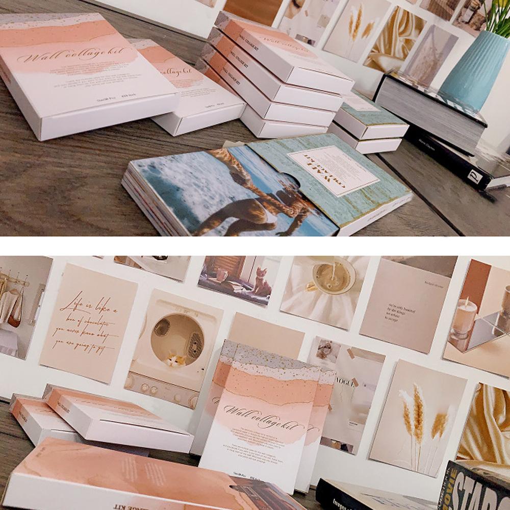 50PCS Postcard Photo Collage Set Wall Collage Kit Exqusite Aesthetic Posters Bedroom Decor