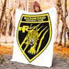 Richmond Tigers Flannel Blanket Soft All-Season Throw, Design for Camping, Car Travel, Hiking Sofa, Bed, Office Perfect Gift for Parties