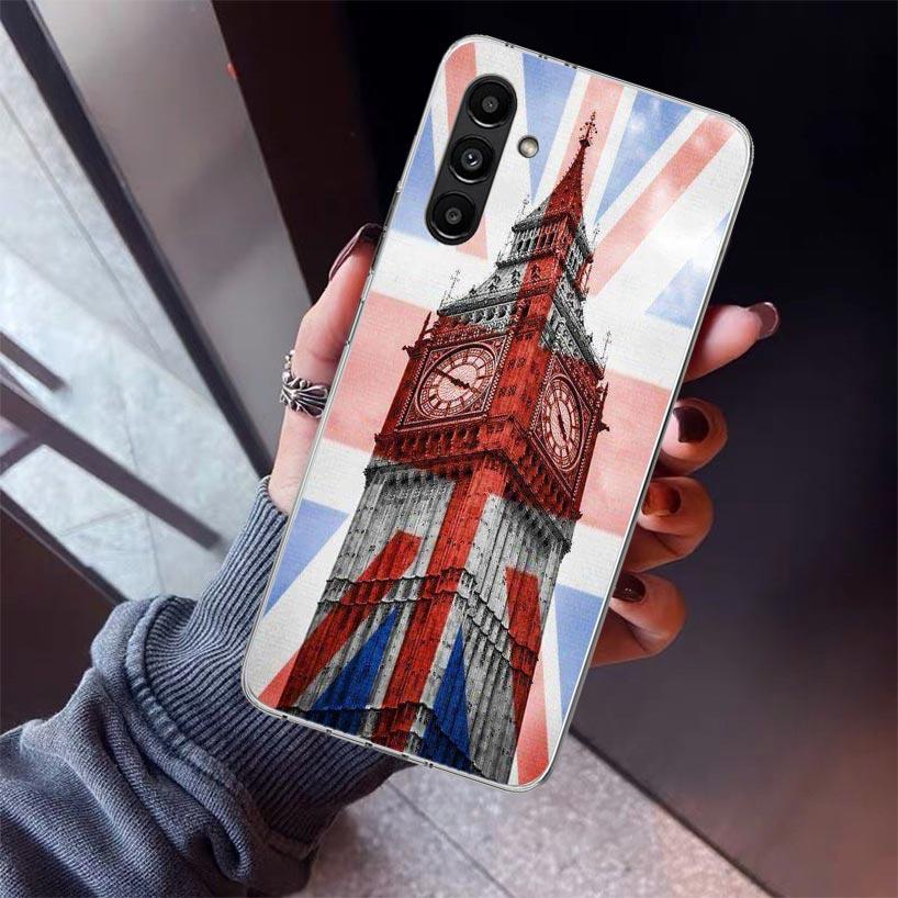 Kryt na telefon Union Jack Anglie UK Vlajka Pro Samsung Galaxy A17 A16 A15 A14 A13 A57 A56 A55 A54 A53 A37 A36 A35 A34 A33 A26 A25 A24