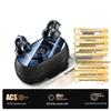 Bluetooth Bone Conduction Clip-On Earbuds with Smart Display & Extended Battery