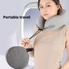 Travel Neck Pillow Support Cushion With Memory Foam Suitable For Traveler and Drivers Enhanced Comfort In Cars Airplanes