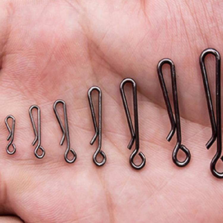 200 Counts Fishing Snap Clip 4 Size Combination Fast Release Connectors for Baits Fishing Accessories