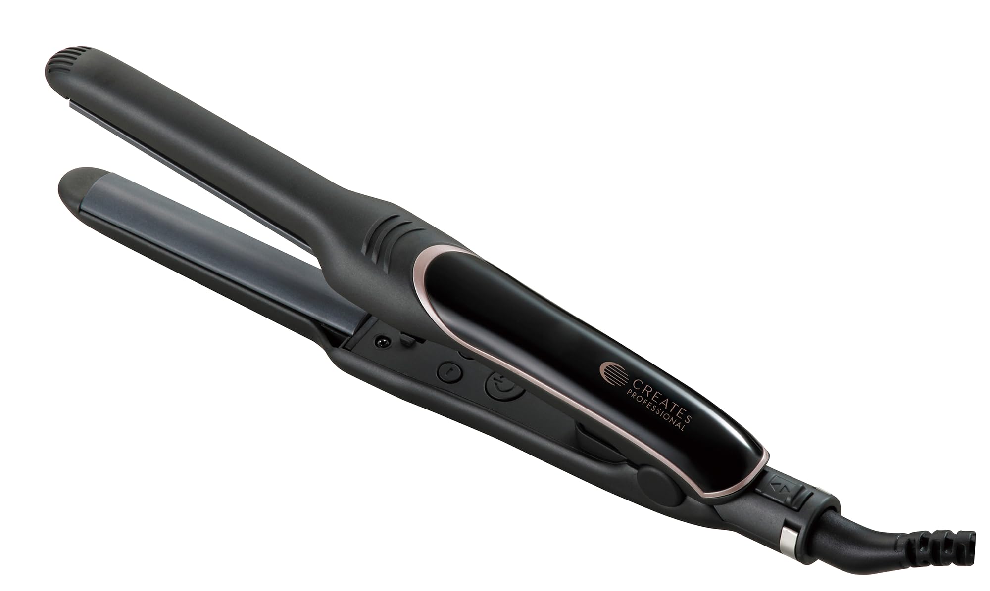 

Crates Elemea R Finger Iron For International Use Short Hairstyle Nuance Arrangement Repi Can also be used for bangs чорний