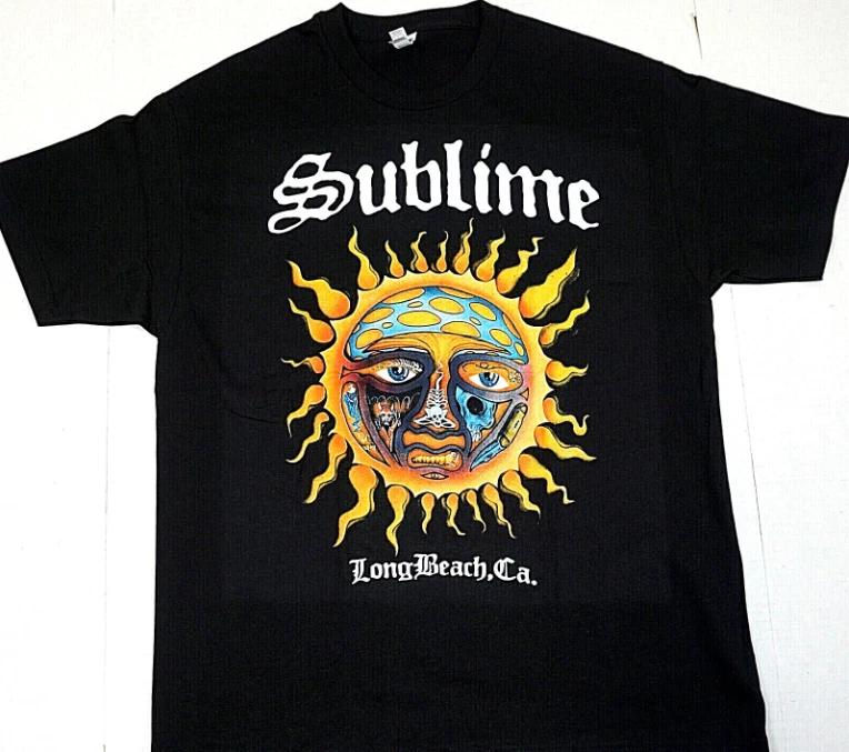 Sublime LBC Shirt, Ska Punk Graphic Tee, Men’s Black T-Shirt Unisex Size S - 4XL L