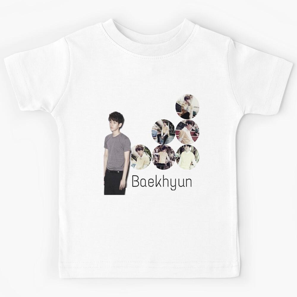 Baekhyun then- now Kids T-Shirt 160