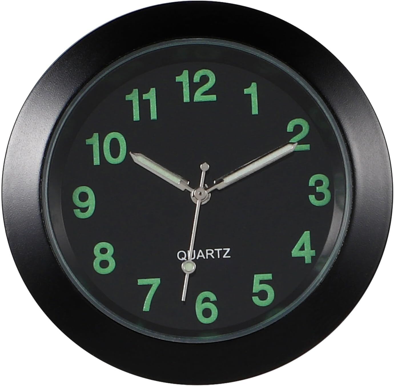 

Car Dashboard Clock Night Light Car Alloy Mini Luminous Automotive Vent Clip Type Watch чёрный