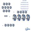 10pcs Bearing 6900 6901 6902 6903 6904 6905 6906 2RS RS Deep Groove Ball Bearing Double Seal Thin Section 6905 2rs Ball Bearings