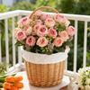 Artificial Flowers Silk Rose Bouquet Valentine's Garden Home Room Table Wedding Bridal Bouquet Arch Decora Diy Gift Accessories