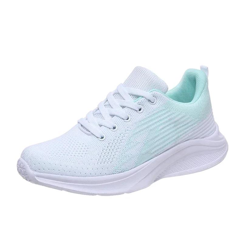 

Ladies Sport Soft Jogging Shoes Women Breathable Non-Slip Athletics Casual Sneakers Flying Weave All-Match Fashion Running Shoes 35