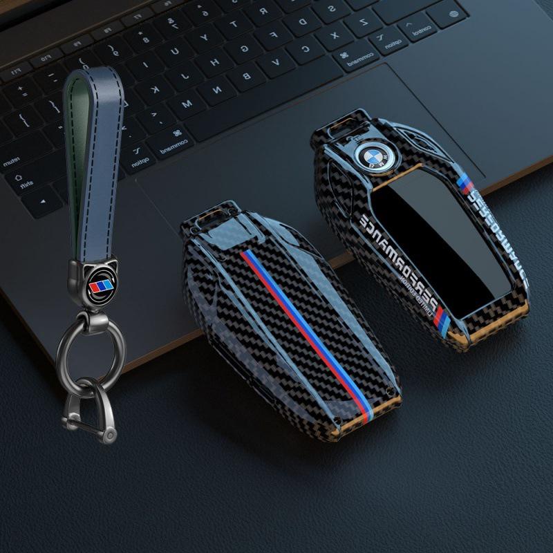 

BMW 5/7 Series LCD Key Cover Tricolor Case 535LE 740Li Shell & Buckle