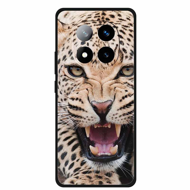 For Redmi Note 14 Pro+ Case Animals Soft Silicone TPU Phone Cases Back Cover For Redmi Note 14 Pro Plus 5G Wolf Shockproof Capa