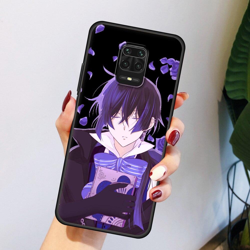 Anime Die Fallstudie von Vanitas Telefon Fall Für Xiaomi Redmi Hinweis 9S 9 8 7 10 Pro 8T 9C 9A 8A K40 Weiche Schwarze Abdeckung Coque Funda