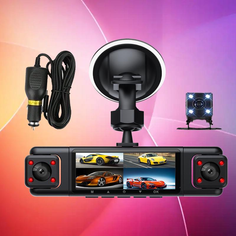 

360° Dash Cam: 4-Lens, 4-Channel, Infrared Night Vision, HD 1080P with Reversing Image