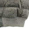 mila schon made in Japan Knit switching Down jacket 50 gray Men's Used