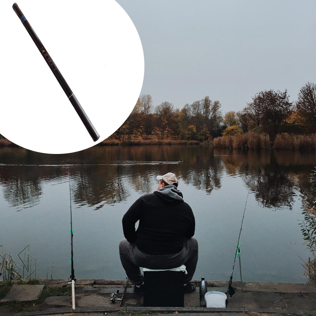 Ultralight Telescopic Fishing Rod Hard Travel Pole Equipment for Freshwater Stream