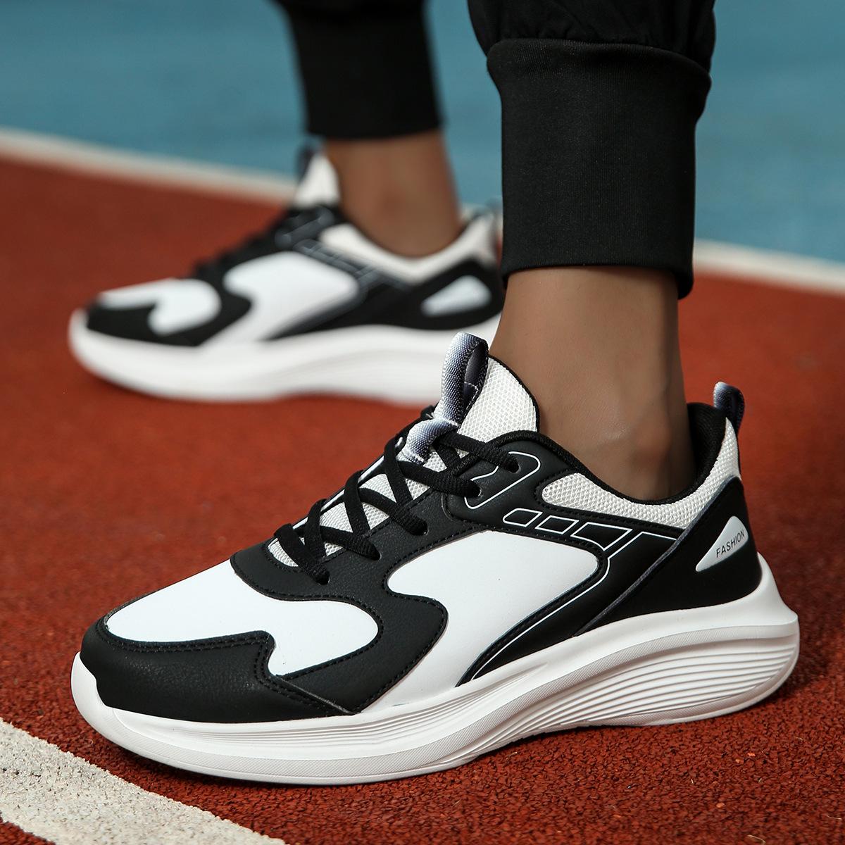 

2025 великий розмір 45 шкіряне спортивне взуття чоловіче м яка підошва легке повсякденне взуття для бігу чоловіче весняне, осіннє та зимове взуття для подорожей 45