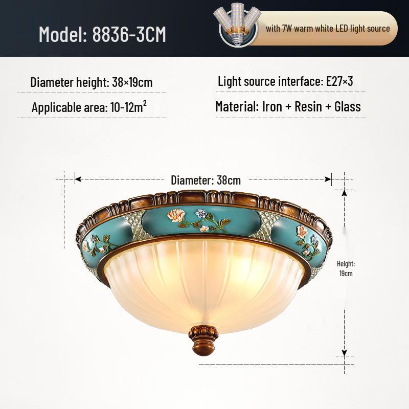 European Luxury Chandelier - Retro Atmospheric Lighting for Living Rooms and Bedrooms