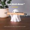 Cute Ghost Pen Holder Home Study Office Desktop Multifunctional Funny Pen Holder Decoration Ornament