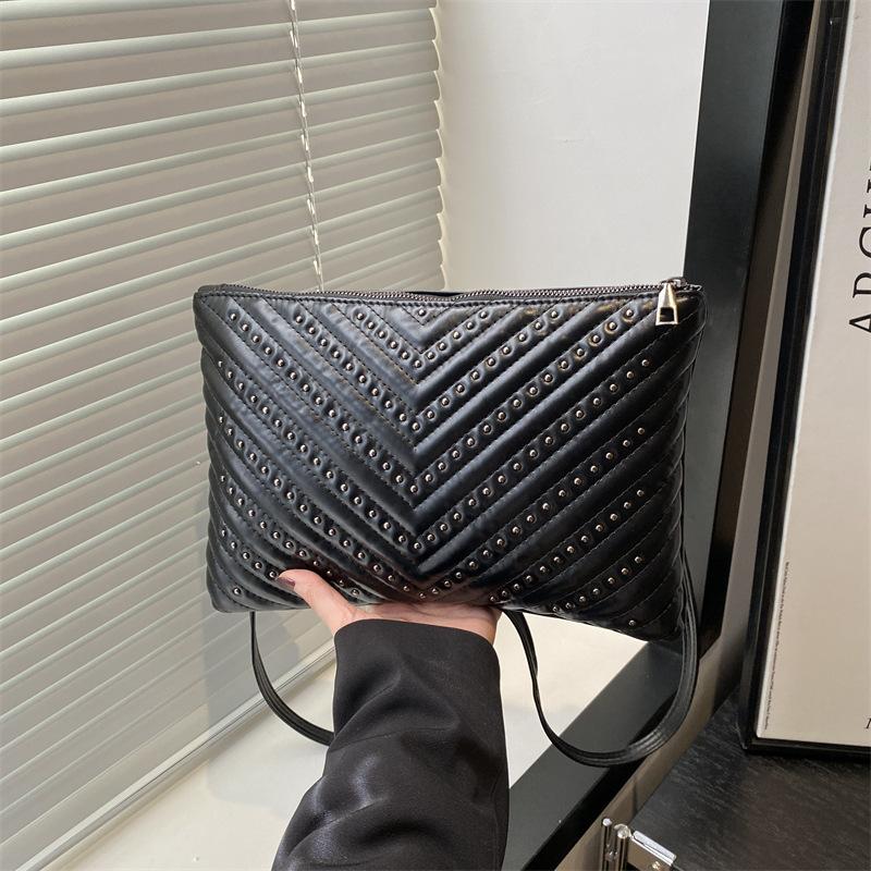 Oblique Span Envelope Women's Large Bag Casual Retro Fashion Messenger Small Square Bag New Personalized Women's Shoulder Bag