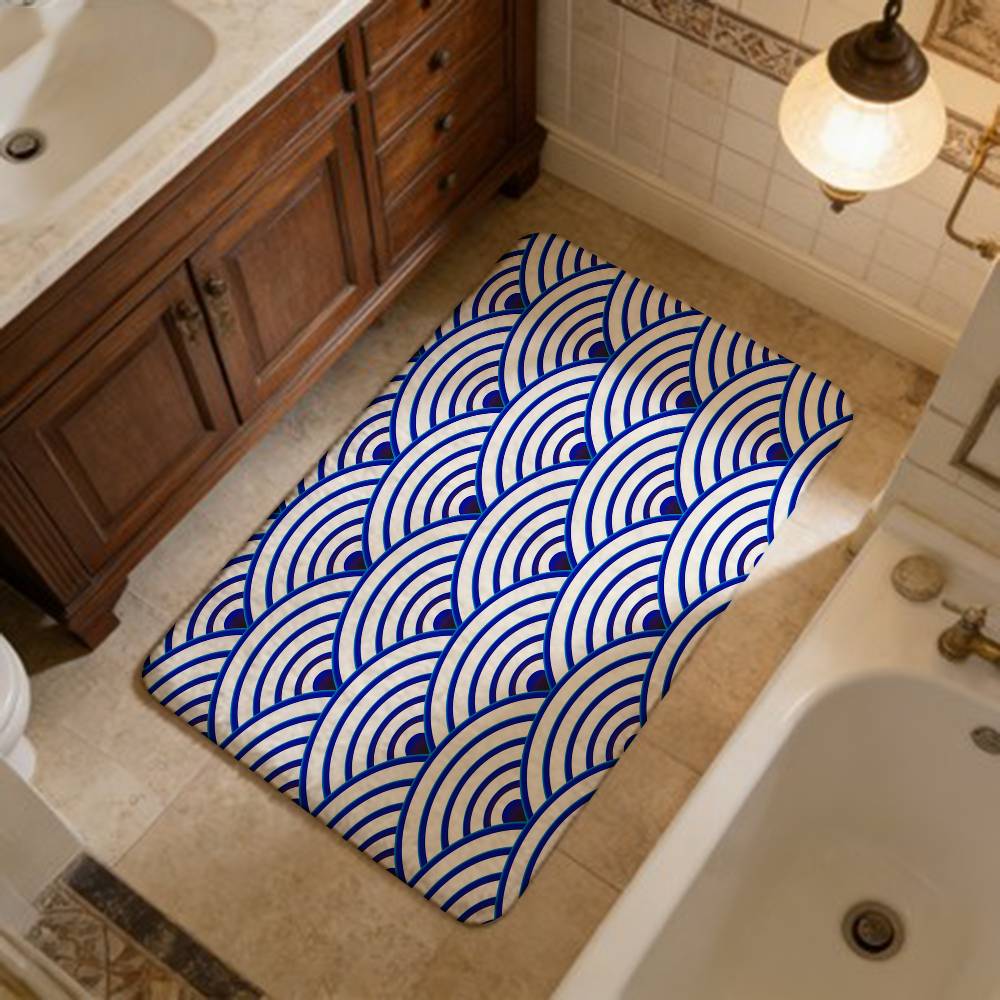 Porcelain Patterns Kitchen Mat Cheaper Anti-slip Modern Living Room Balcony Printed Modern Home Decor