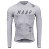 MAAP Unisex Radtrikot Bambusfaser Langarm Atmungsaktiv Slim Fit Rennrad MTB Fahrradshirt