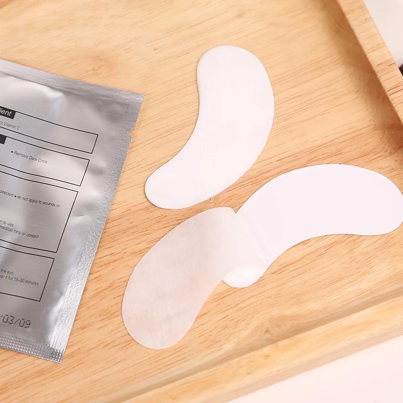 50/25 kusů Podložka na řasy Gel Hydrogel Oční náplast Prodloužení řas Make-upové nástroje