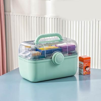 Household Medicine Box Plastic Medicine Sorting Box Multilayer Emergency Medicine Storage Box Acid