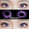 Eyeshare 1 Paar Halloween Farbige Kontaktlinsen für Augen Cosplay Linsen Anime Kosmetik Make-Up Lila Farbige Linsen Rote Augen