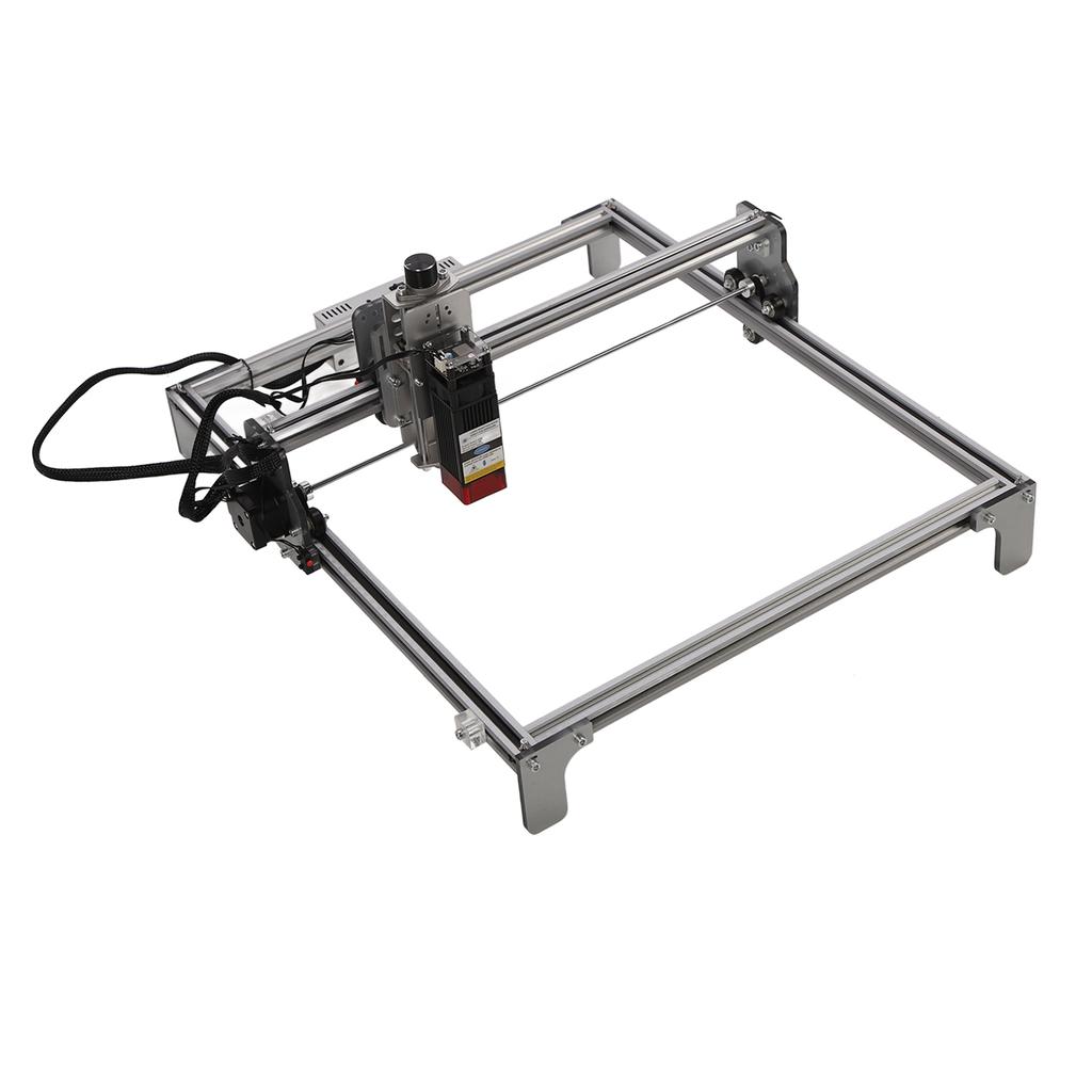 Graveur Laser 20W Zone de Coupe 420 X 400mm Alliage d'Aluminium Acrylique Machine de Gravure Laser 100‑240V Prise US