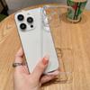 Transparent Hard Case for Apple iPhone 15/14/16 Pro Max