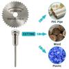 Mini diamond cutting wheel set circular saw blade rotating cutting high speed steel saw blade woodworking tool accessories