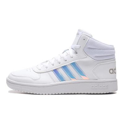 Hoops 2.0 Mid 'Weiß Blauviolett' Damen-Sneaker EH3414