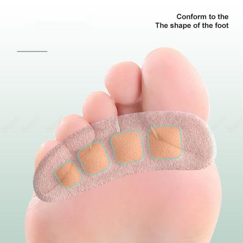 2 Pares de Almohadillas de Silicona para Zapatos de Mujer Inserciones Antideslizantes Autoadhesivas Plantillas de Gel para Metatarso y Talón para Tacones Sandalias Almohadilla Antideslizante para el Pie