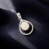 Natural Rainbow Moonstone Gemstone 925 Sterling Silver Jewelry Handmade Pendant PP-49-22