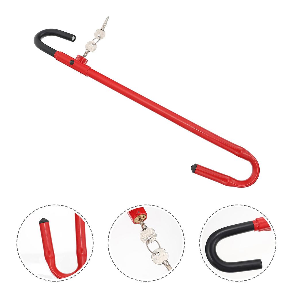 Car Steering Wheel To Brake Pedal Lock for Automobile Trucks Car Antitheft Locking Devices Universal Durable