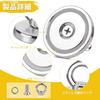 Super Strong Magnetic Hooks, Set of 4, 48mm Diameter, 70kg Vertical Load Capacity, Neodymium Magnets, Waterproof and Corrosion Resistant, for Salvage,
