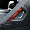 Real Carbon Fiber Getriebe Shift Griff Innen Aufkleber Trim Auto Innen Zubehör Für Chevrolet Corvette C7 2014-