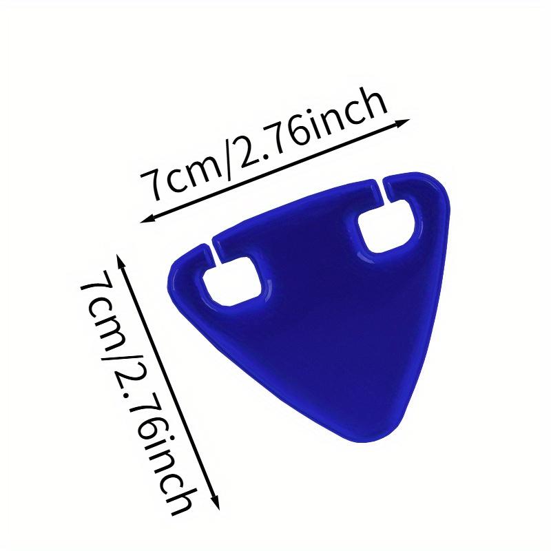 High Bright Reflective Safety Sticker - No Battery Needed Blue Bike Tail Light for Night Riding, Emergency Cycling Gear for Mountain & Road Bikes