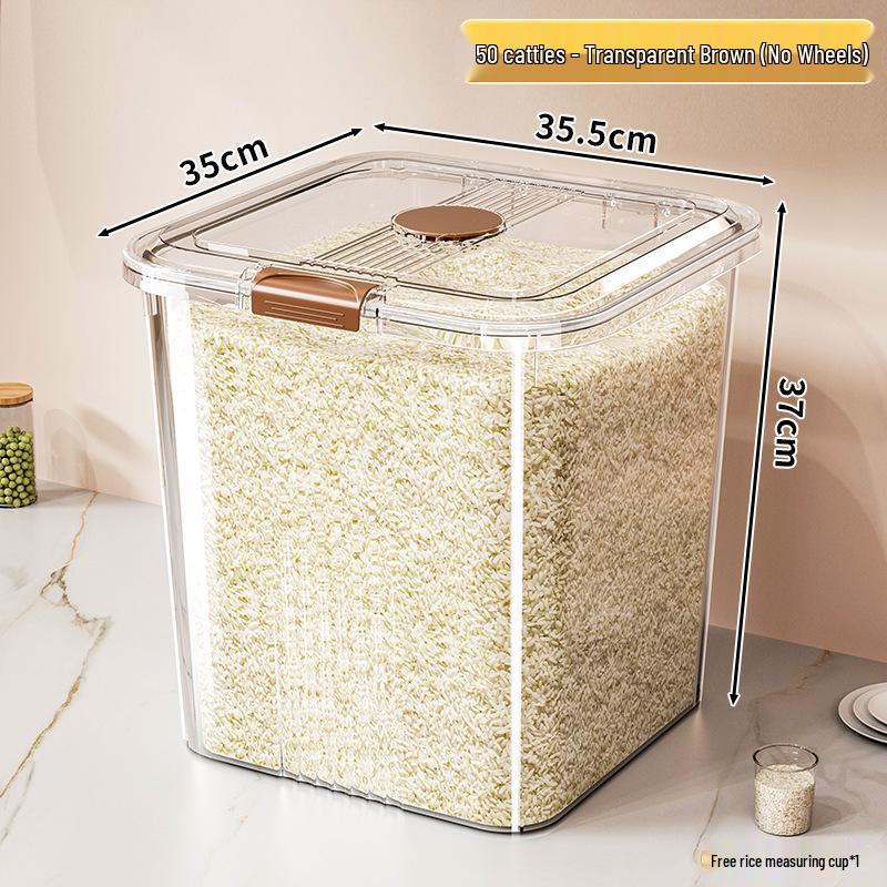 Pest-Proof Moisture-Proof Rice Flour Storage Jar | Food-Grade Large Capacity Container